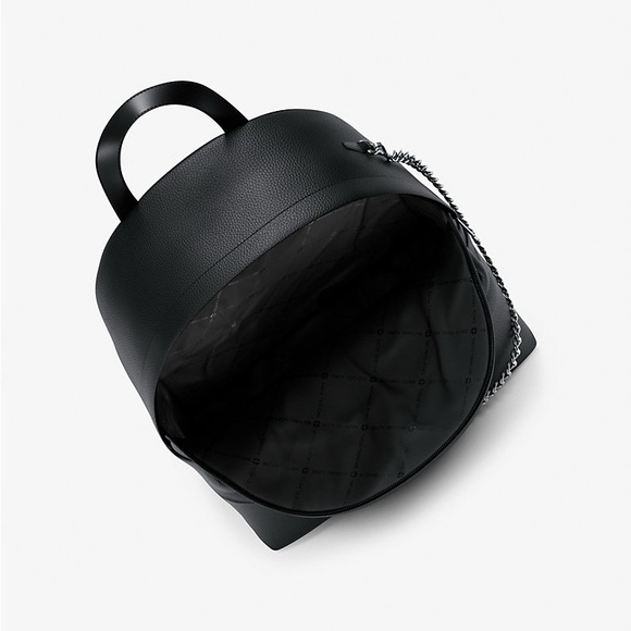 NWT Michael Kors Black Slater Backpack - Picture 3 of 4